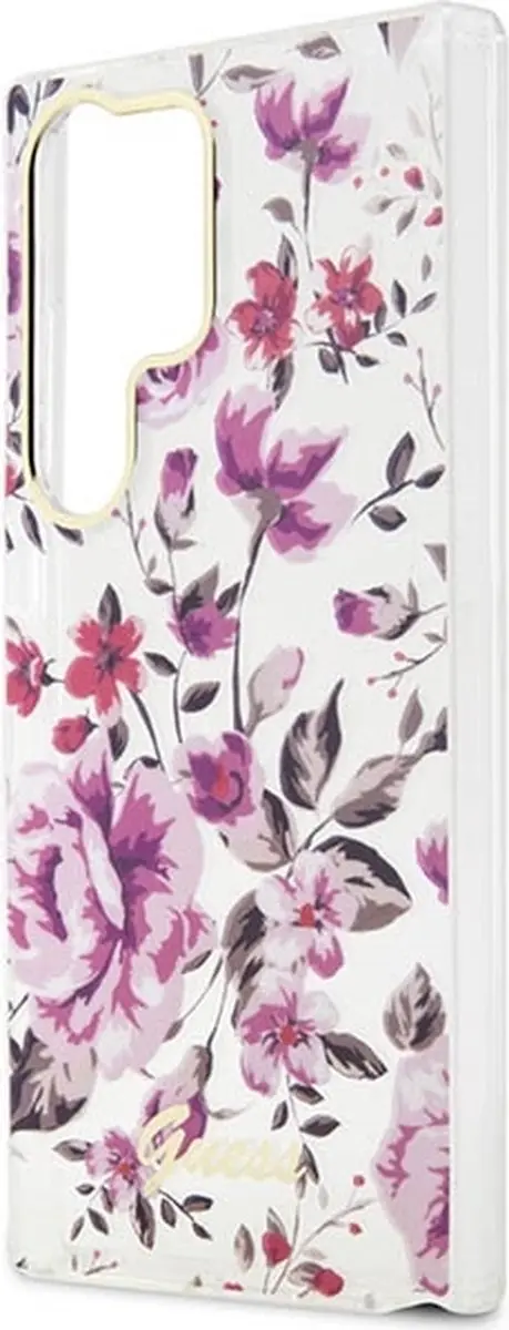 GUESS Flower Back Case - Samsung Galaxy S23 Ultra - Wit - afbeelding 6 van 6