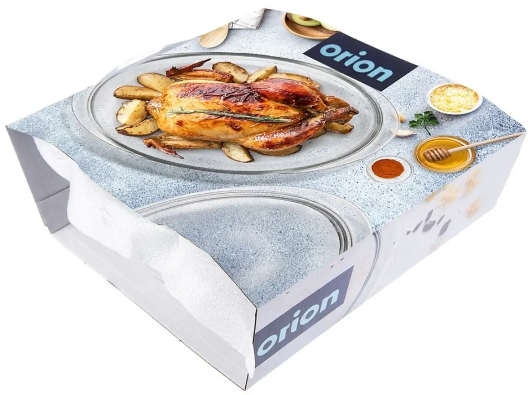 Orion Ovenschaal Borosilicaatglas 3L - Met Deksel - 2 Stuks