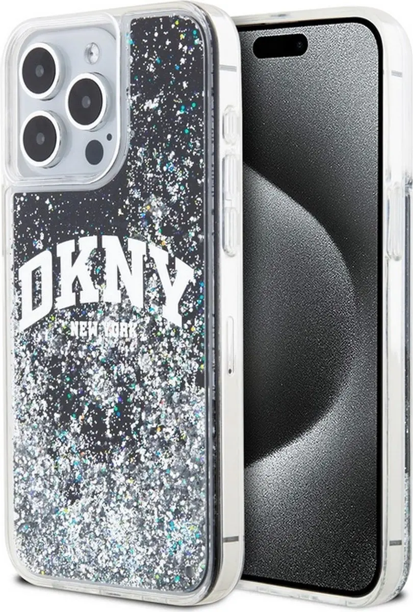 DKNY Liquid Glitter Arch Logo Back Case