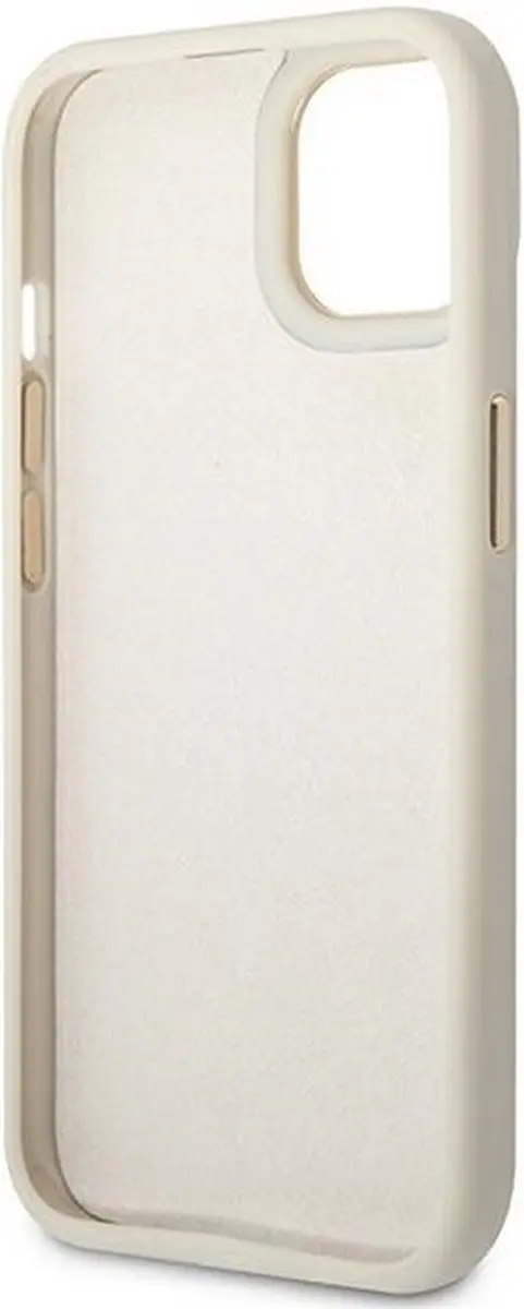 GUESS Crocodile Back Case iPhone 14 Plus - Zilver