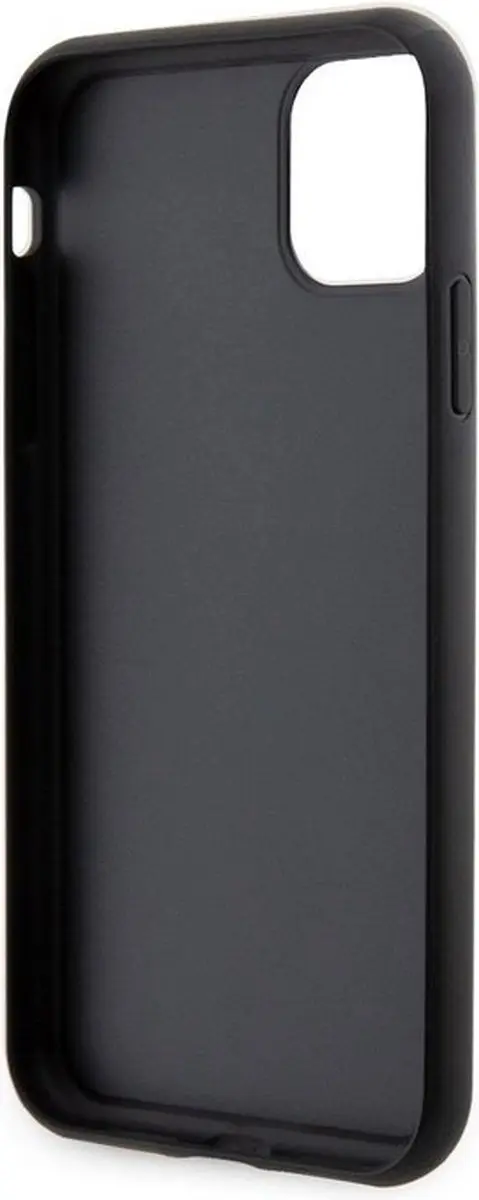 GUESS Rhinestones Triangle Logo Hoesje - iPhone 11 Pro Max Zwart