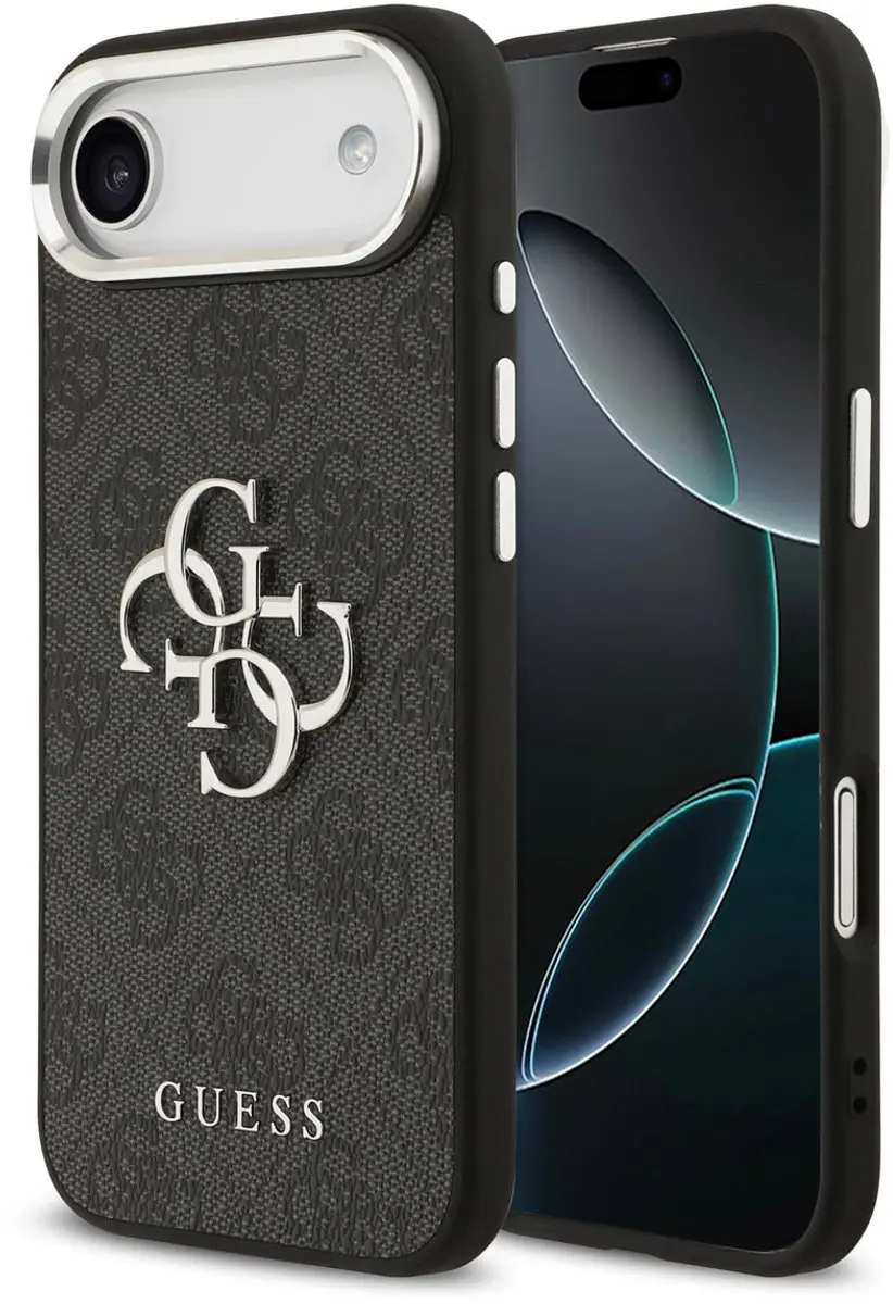 GUESS iPhone 17 Air Back Cover - Zwart - 3666339517762