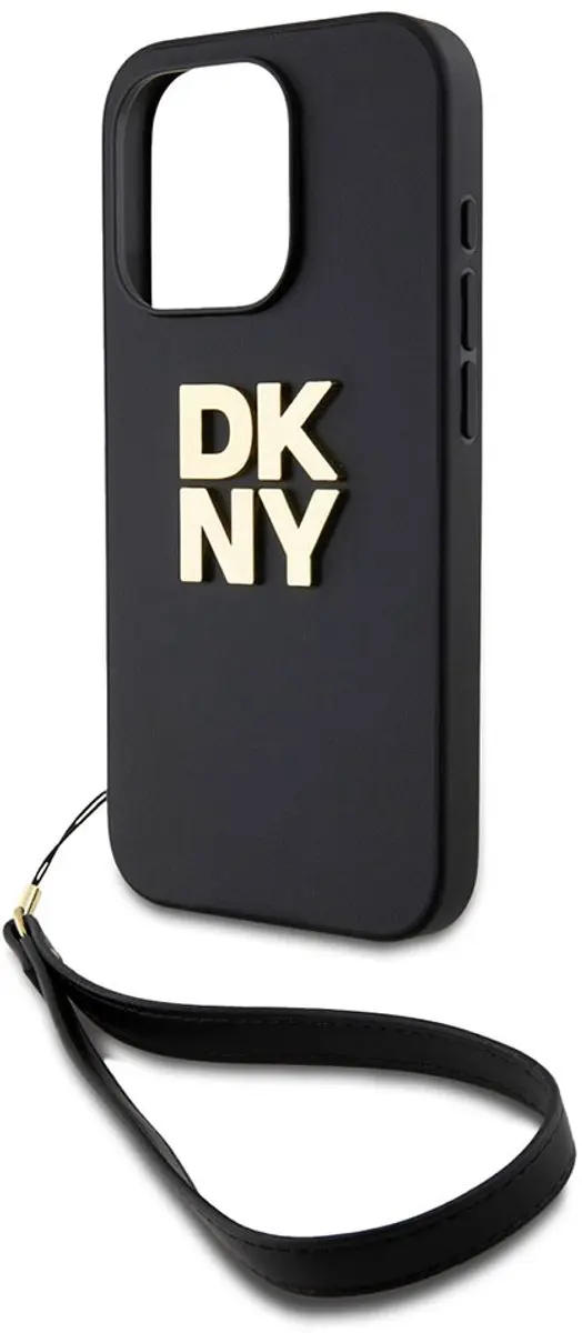 DKNY Hoesje iPhone 14 Pro - Zwart - DKHCP14LPBSWSK