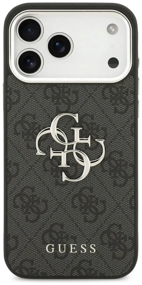 GUESS Back Cover iPhone 17 Pro - Zwart - 3666339517779