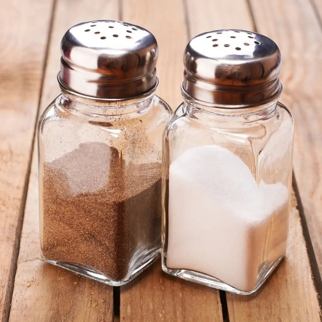 Orion Peper- en Zoutstel Glas 153677 - 3 Stuks - Grijs