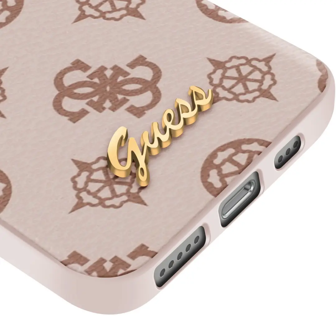 GUESS MagSafe Hoesje iPhone 17e - Lichtbruin