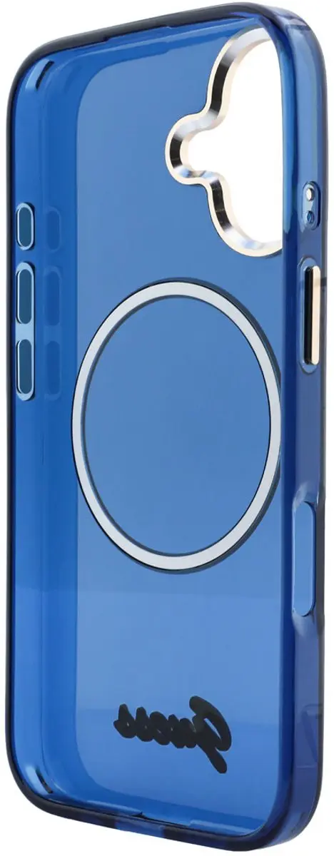 GUESS Telefoonhoesje iPhone 17 MagSafe - Blauw