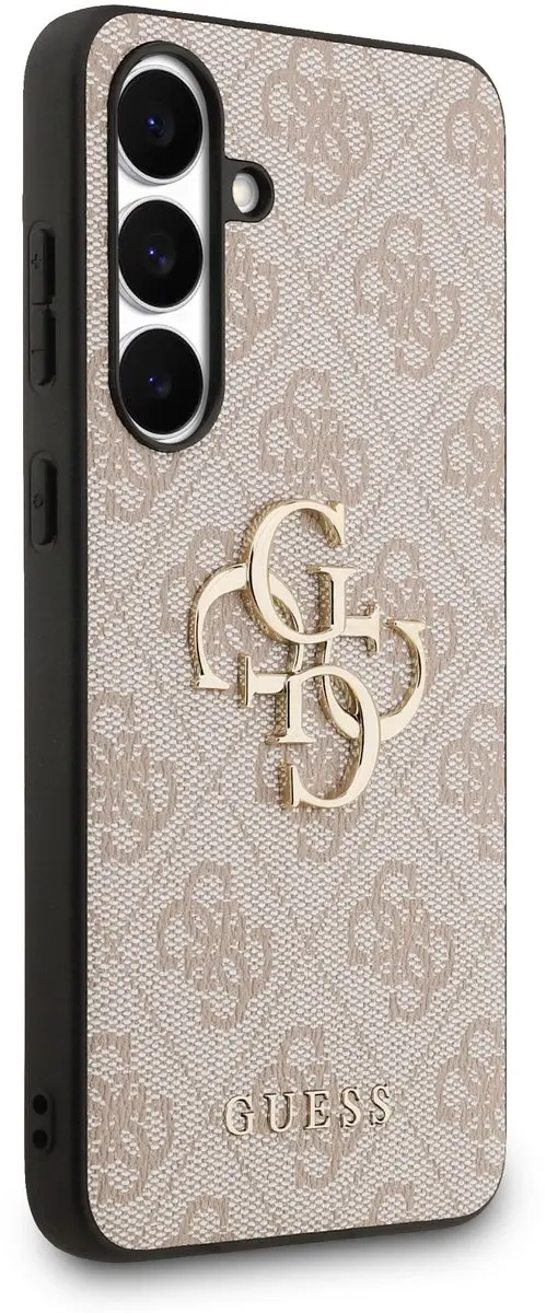 Guess 4G Metal Logo Back Case - Samsung Galaxy S25 FE - Roze