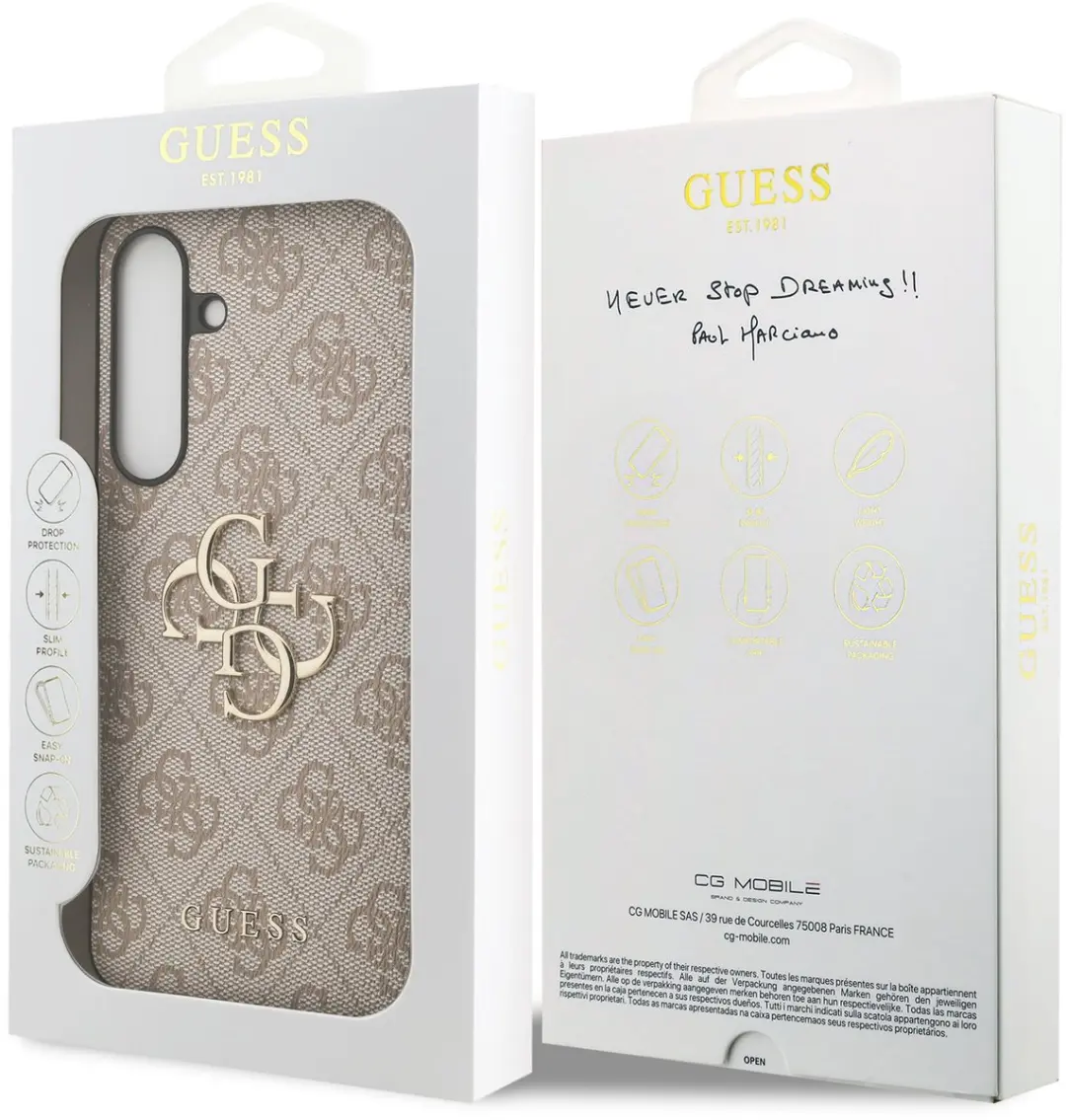 Guess 4G Metal Logo Back Case - Samsung Galaxy S25 FE - Roze - afbeelding 6 van 6