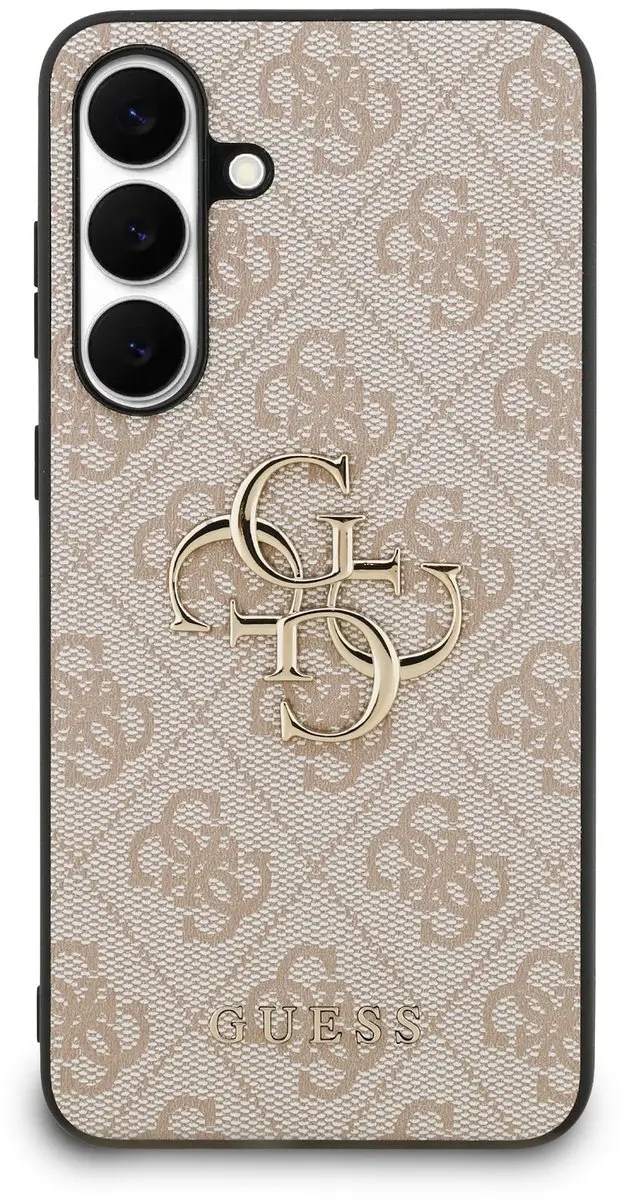Guess 4G Metal Logo Back Case - Samsung Galaxy S25 FE - Roze