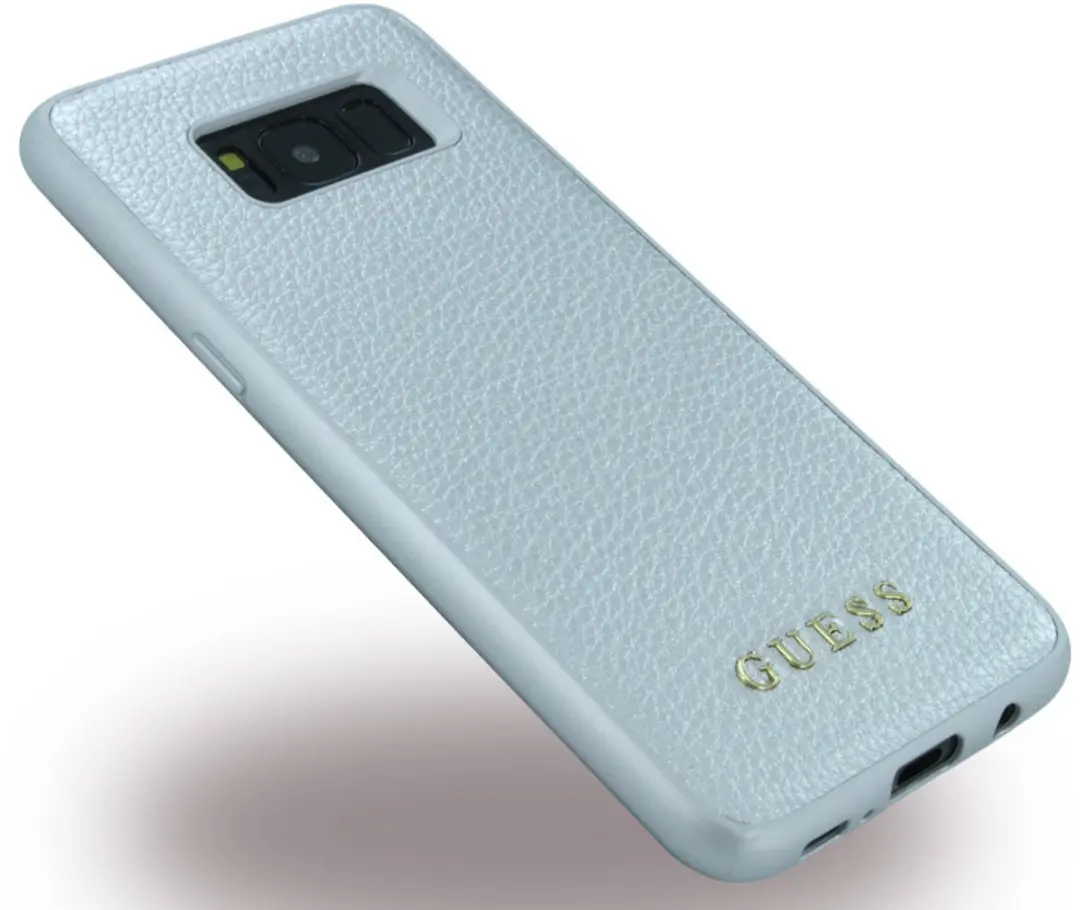 Guess Samsung Galaxy S8 Hoesje GUHCS8IGLSI - Zilver