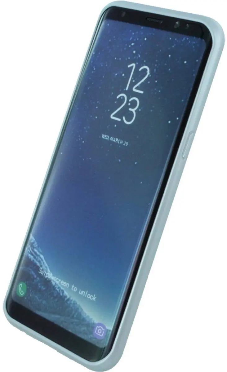Guess Samsung Galaxy S8 Hoesje GUHCS8IGLSI - Zilver