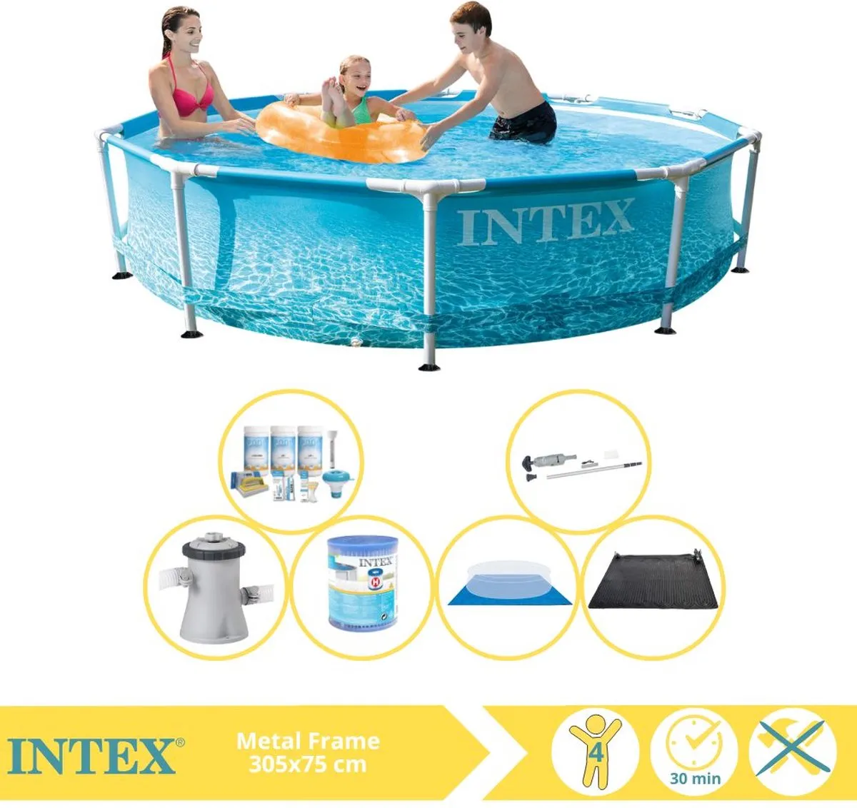 Intex Metal Frame Zwembad 305x76cm