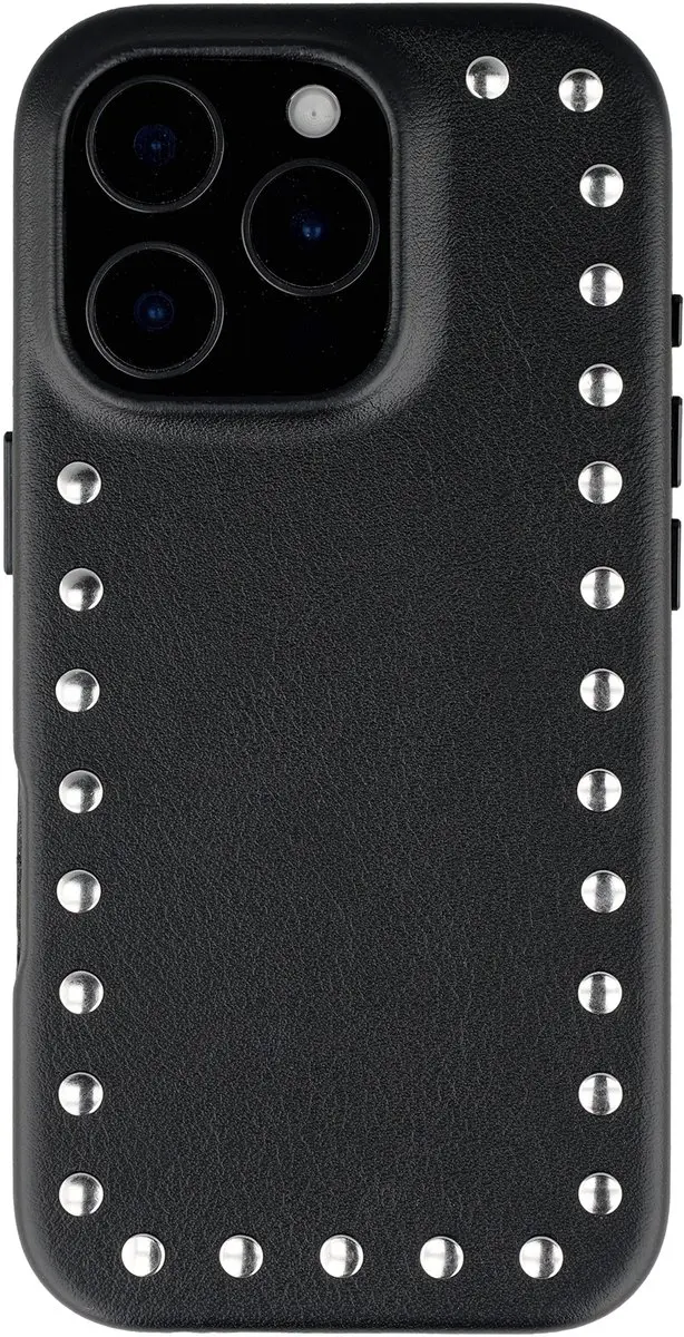 Selencia Hoesje iPhone 16 Pro Studs Backcover