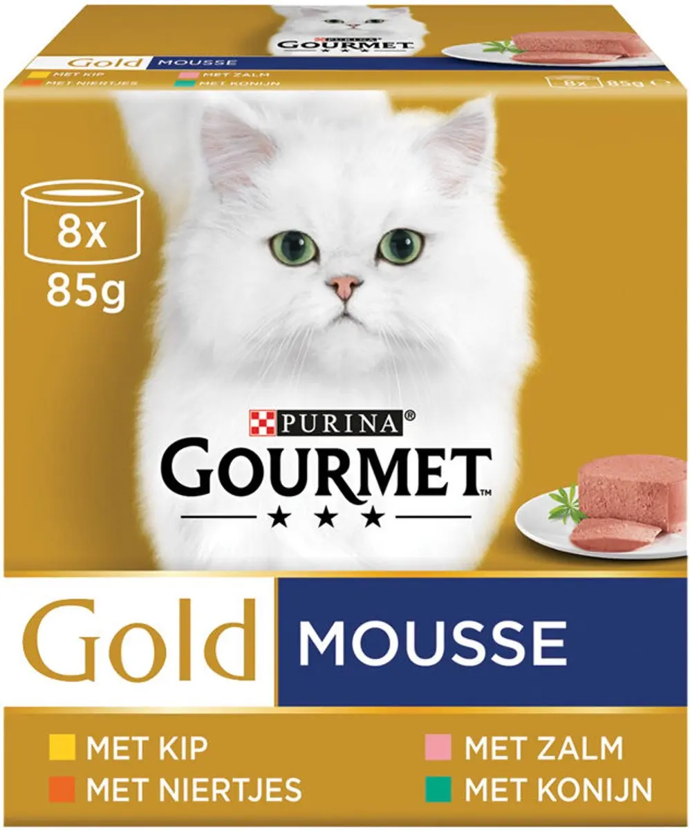 Gourmet Gold Mousse Rund - 48x85g