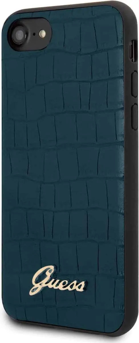 Guess Crocodile Back Case - iPhone 7/8/SE Blauw - afbeelding 2 van 6