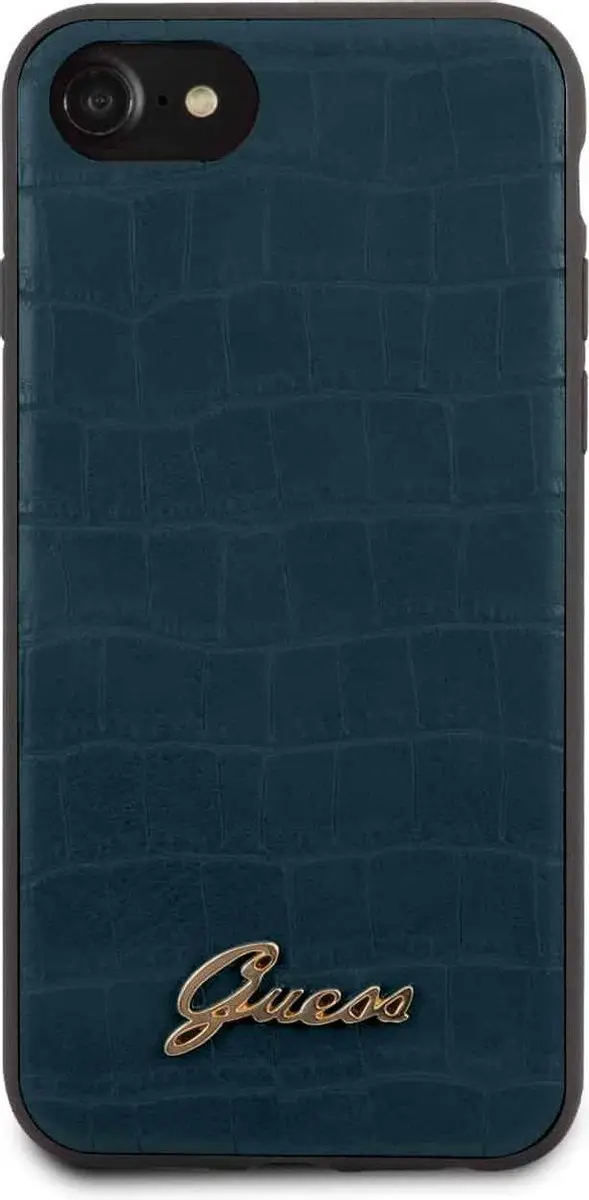 Guess Crocodile Back Case - iPhone 7/8/SE Blauw - afbeelding 6 van 6
