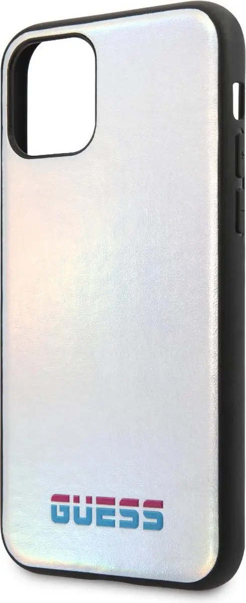 GUESS iPhone 11 Backcover Hoesje - Zilver