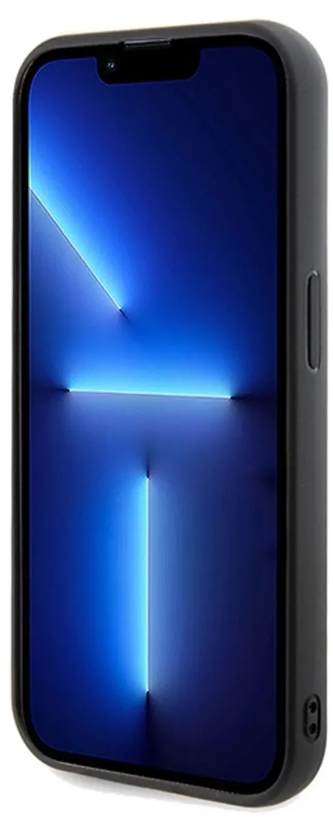 GUESS Square Mirror Back Case iPhone 14 Pro Max - Zwart