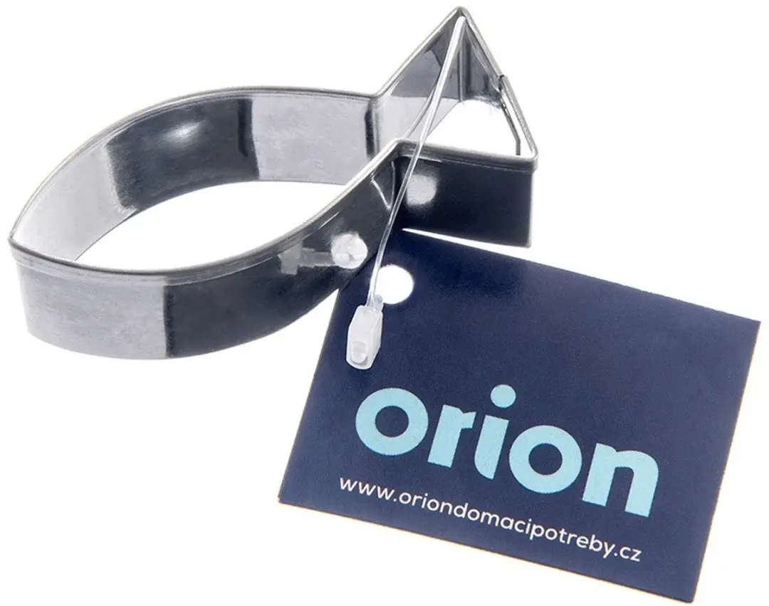 Orion Roestvrijstalen Koekjesvorm Visknoop 5cm - Zilver