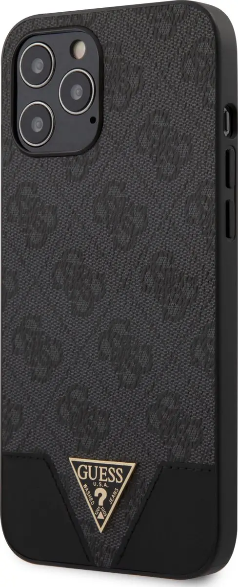 GUESS iPhone 12 Pro Max Hoesje S212-3 - Effen Grijs