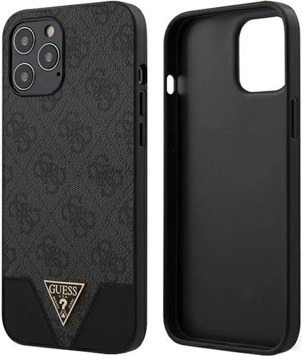 GUESS iPhone 12 Pro Max Hoesje S212-3 - Effen Grijs