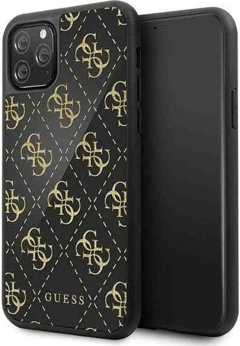 GUESS Double Layer Glitter Back Case
