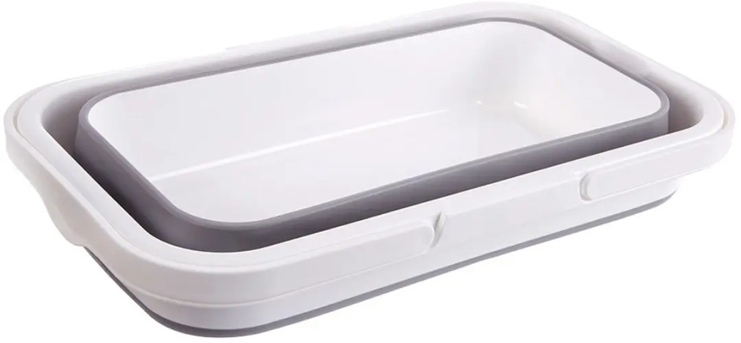 Orion Essential Vouwbare Wasmand 28L - Grijs/Wit