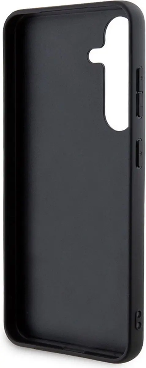 Guess Grip Stand 4G Triangle Strass Hoesje Samsung Galaxy S24 - Bruin