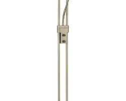 Eglo Baya Vloerlamp 180cm - Brons/Wit - Dimbaar