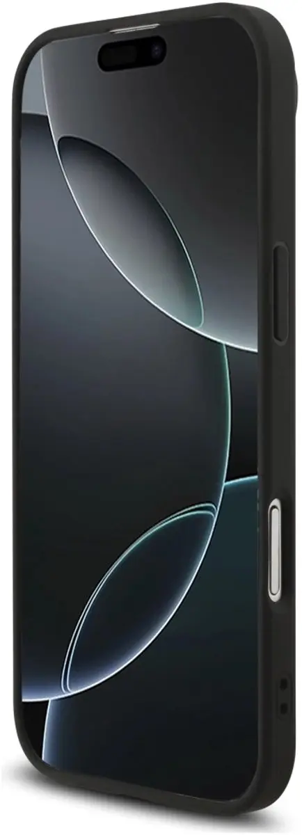 GUESS iPhone 17 Air Hoesje - Zwart - Big Metal Logo - afbeelding 6 van 6