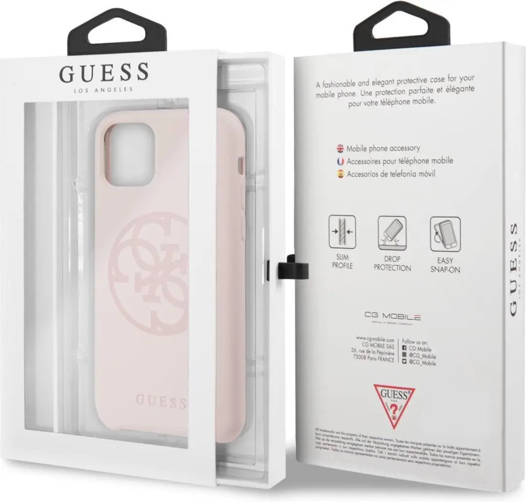 Guess S212-1 Hoesje iPhone 11 Pro Max - Roze - afbeelding 6 van 6