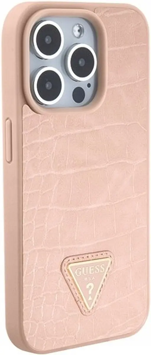Guess GUHCP15LPCRTHCP iPhone 15 Pro Hoesje - Roze - afbeelding 6 van 6