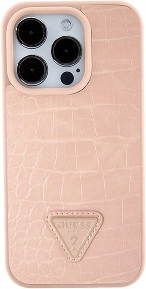 Guess GUHCP15LPCRTHCP iPhone 15 Pro Hoesje - Roze