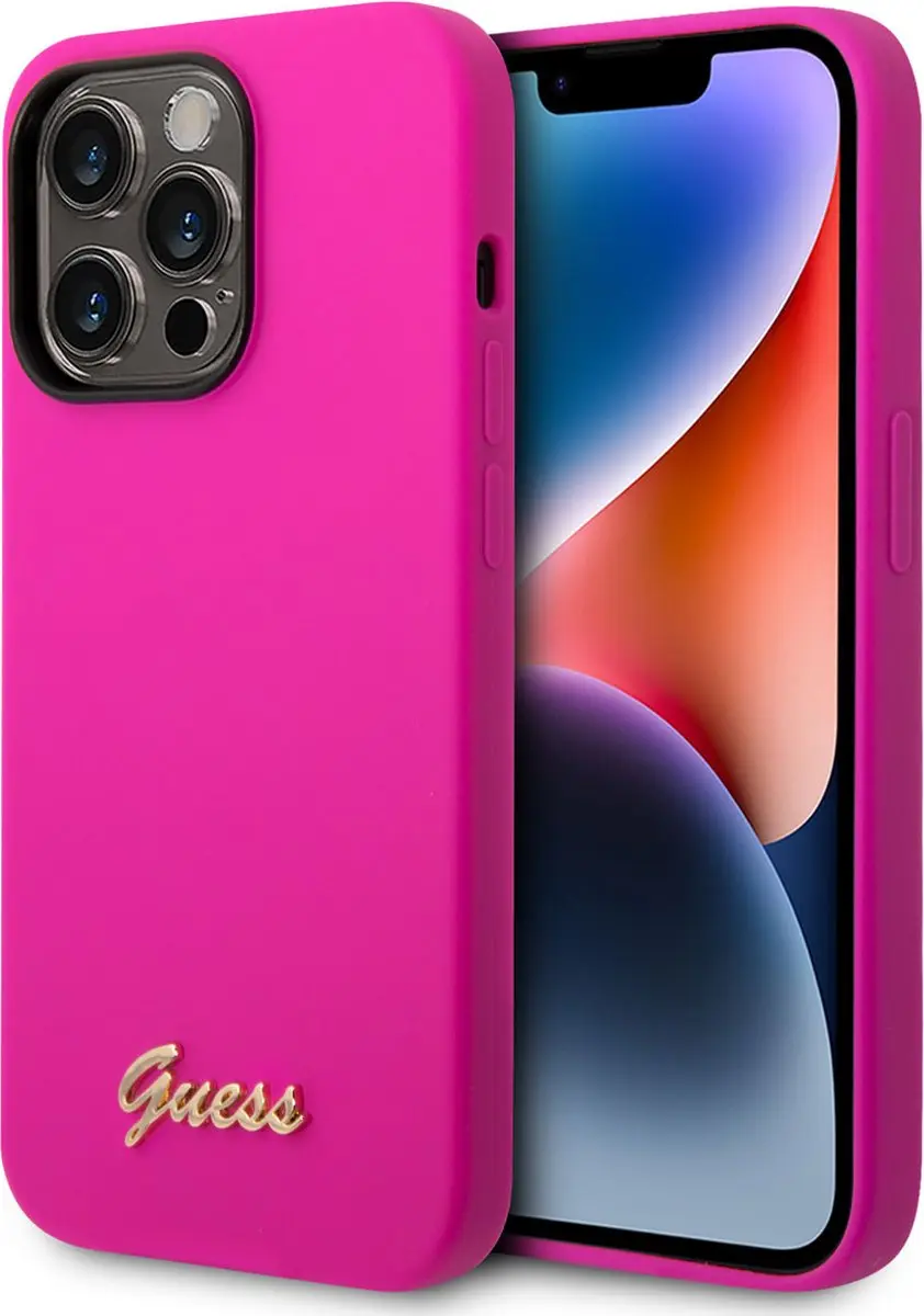 GUESS Silicone Back Case iPhone 14 Pro