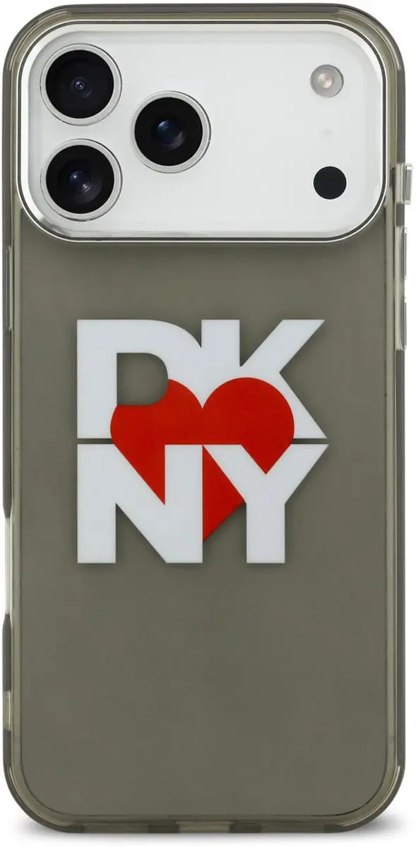 DKNY iPhone 17 Pro Max Telefoonhoesje - Translucent Zwart