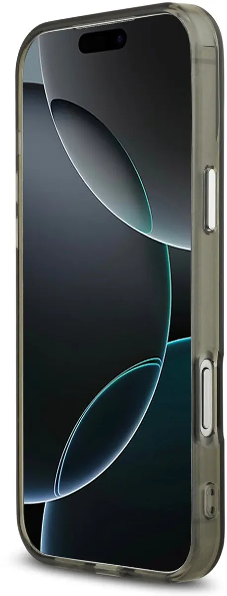 DKNY iPhone 17 Pro Max Telefoonhoesje - Translucent Zwart