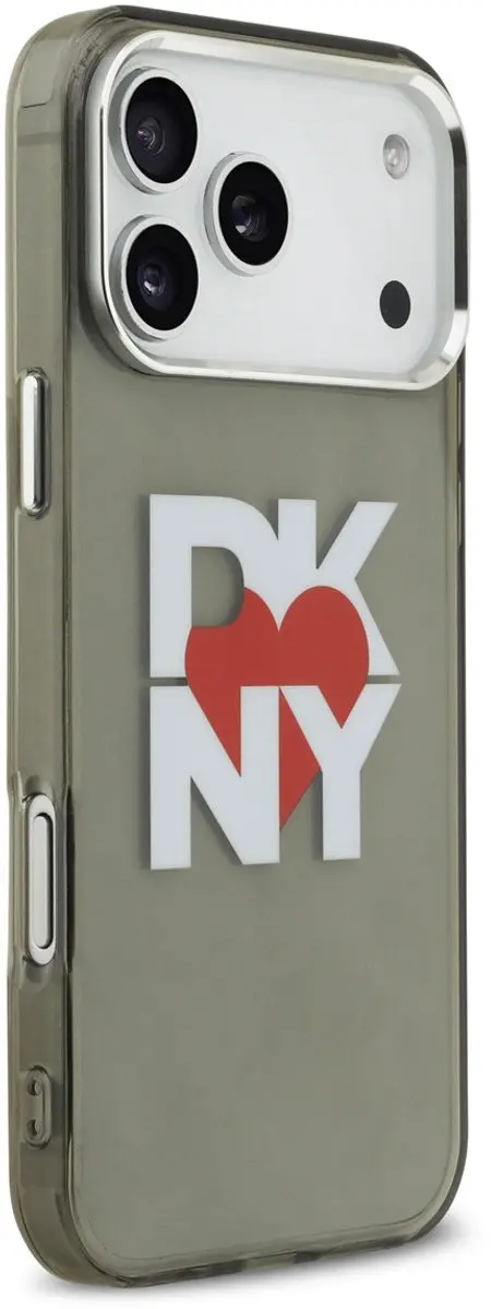 DKNY iPhone 17 Pro Max Telefoonhoesje - Translucent Zwart