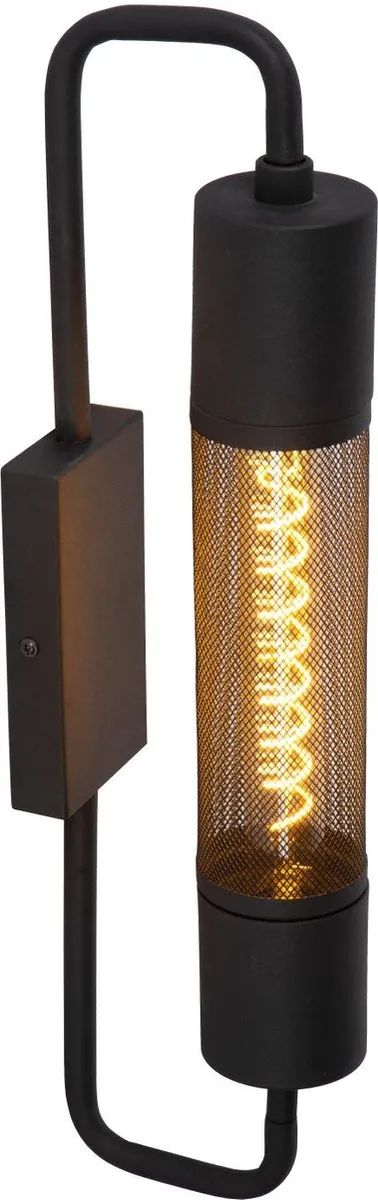 Lucide Calix Wandlamp E27 - Zwart