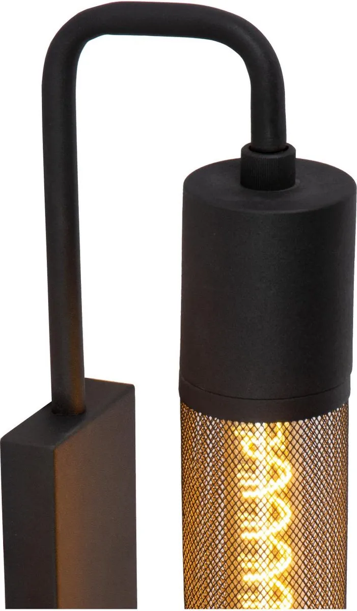 Lucide Calix Wandlamp E27 - Zwart
