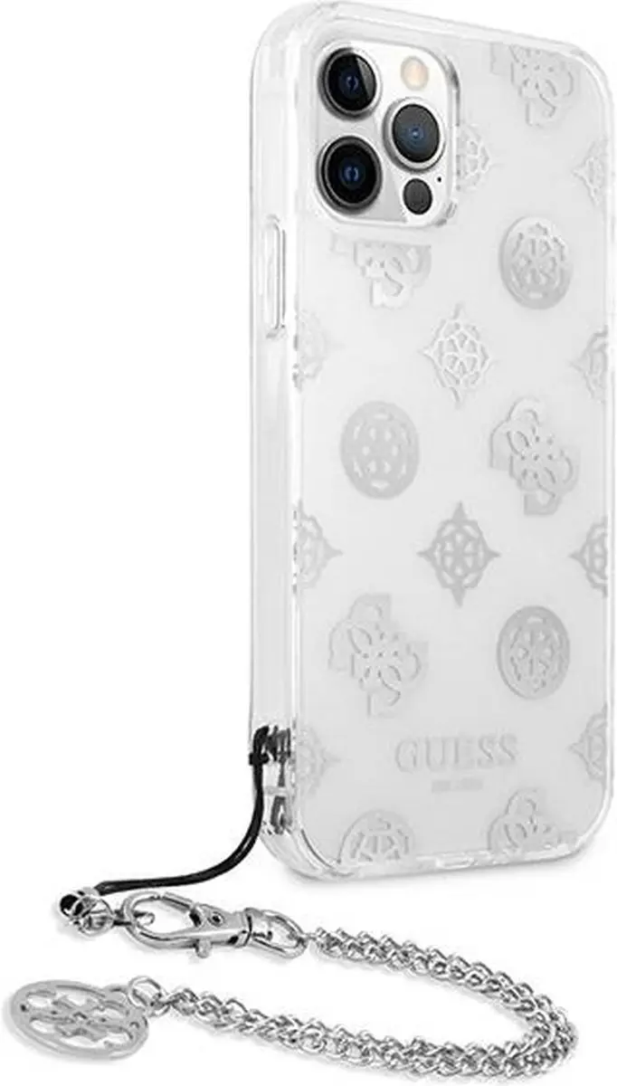 GUESS Peony Back Case met Strap - iPhone 12 Pro Max - Goud - afbeelding 6 van 6