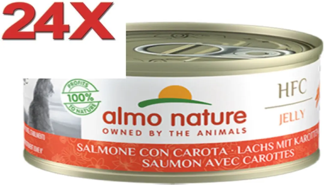 Almo Nature HFC Jelly Zalm & Wortel Kattenvoer