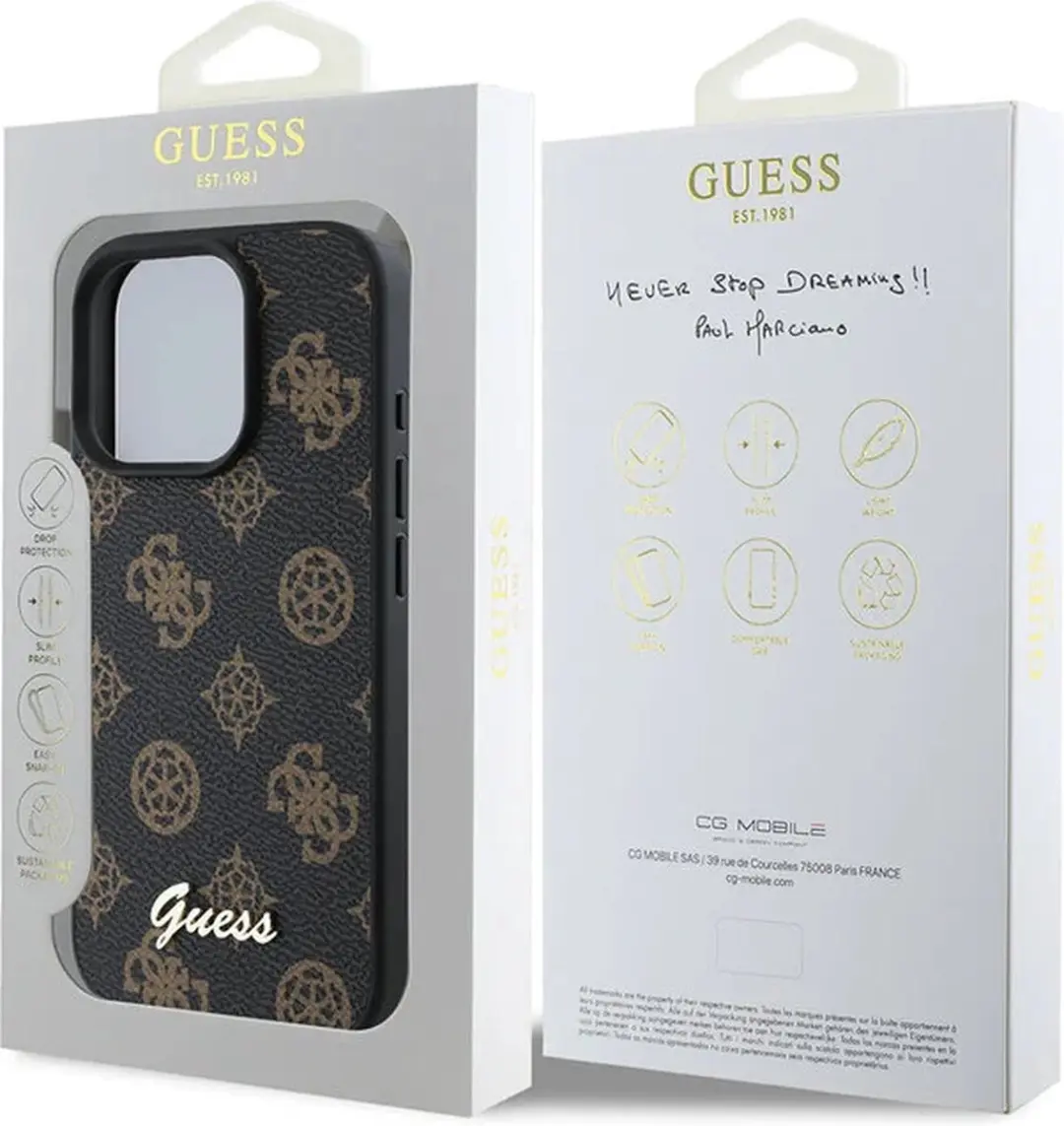 GUESS iPhone 16 Pro Max Backcover Magsafe - Bruin - afbeelding 6 van 6