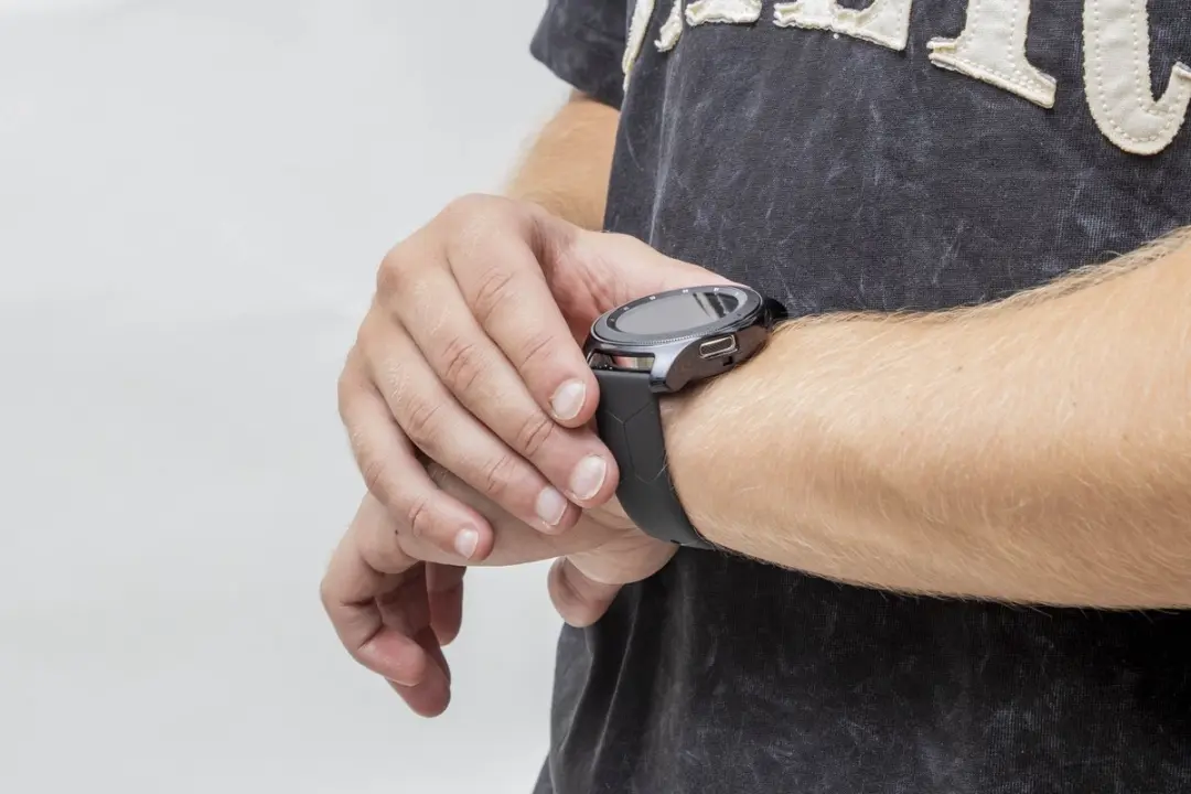 BALR Hexagon Horlogeband 22mm - Zwart