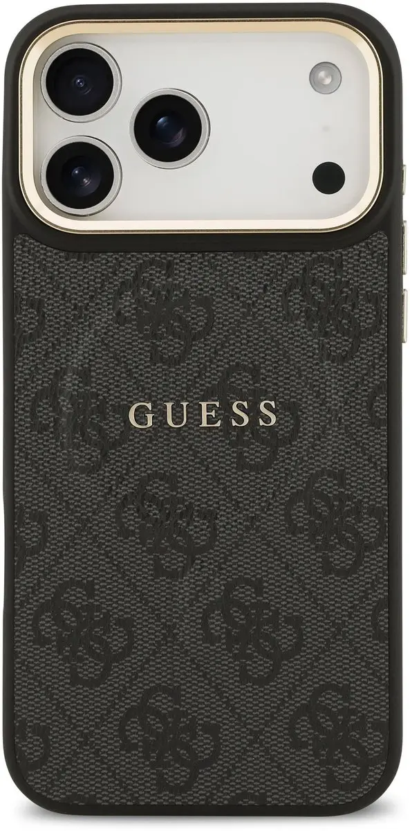 GUESS Back Cover iPhone 17 Pro Max - Zwart - PU Leather - 14717 - afbeelding 6 van 6
