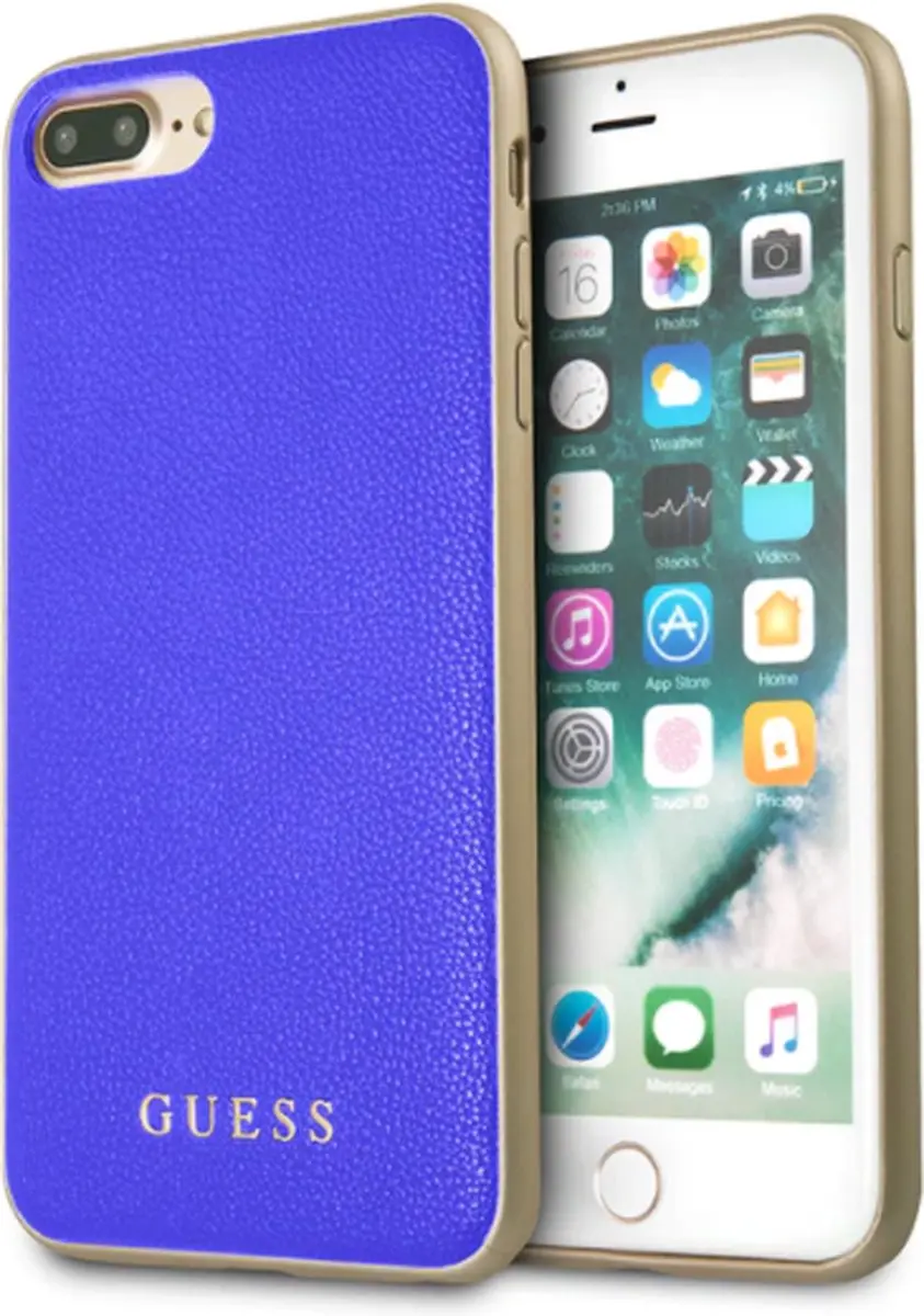 Guess IriDescent Hoesje iPhone 7/8 Plus - Blauw