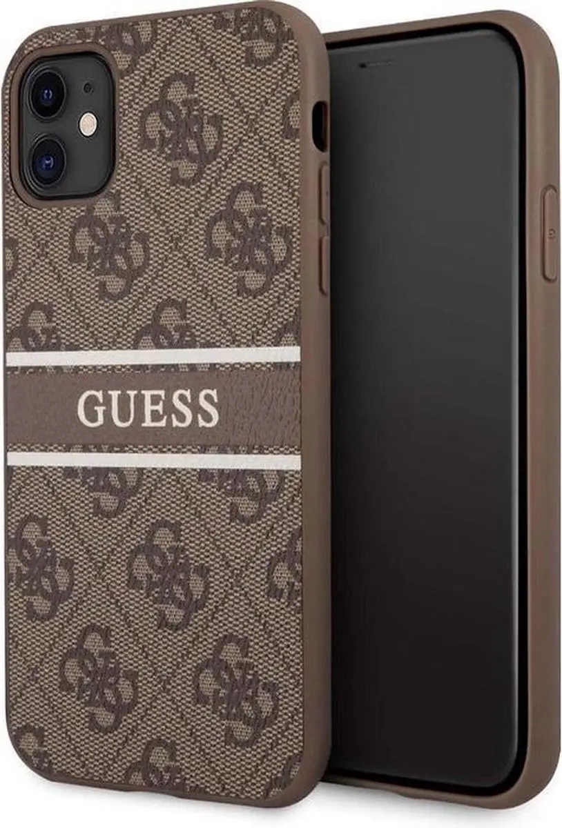 Guess 4G Printed Stripe Back Case