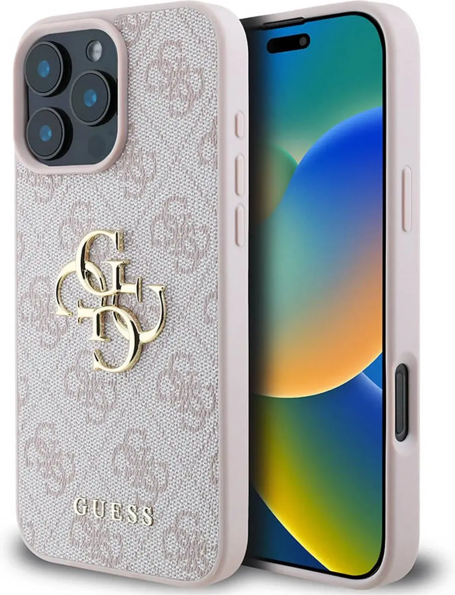 GUESS 4G Metal Logo Backcover iPhone 16 Pro Max