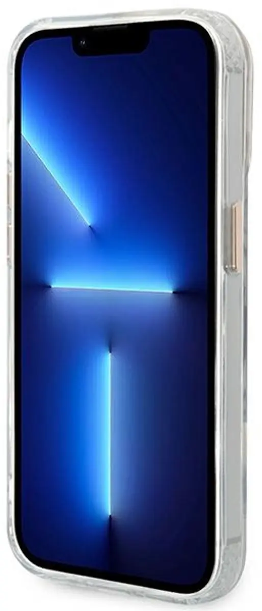 Guess iPhone 14 Pro MagSafe Hoesje - Transparant Goud