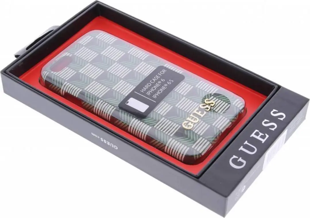 GUESS Hardcase Jet Set iPhone 6/6S - Groen - 6G36963001